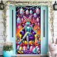 thumbnail image 4 of Yyuenw Happy Easter Door Cover 35 x 71Inches Easter Bunny Door Banner Backdrop Decorations Spring Easte Door Cover Easter Egg Rabbit Hanging Easter Banner for Front Door Photo Booth Background, 4 of 5