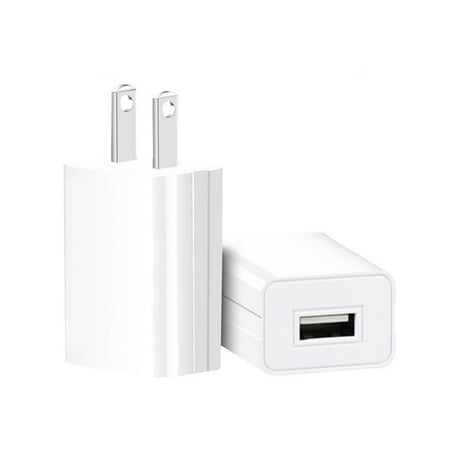 Clearance !5V 2A USB Power Adapter - Wall Charger - One Port Home Travel Plug Charging - Block Cube Power Adapter Replacement For Phone