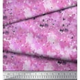 thumbnail image 3 of Soimoi polyester Crepe Fabric Flower Watercolor Print Fabric by the Yard 52 Inch Wide, 3 of 3
