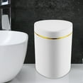 thumbnail image 6 of WUXIAB Mini Desktop Trash Can,Lid-Equipped Compact Wastebasket,Space-Saving Table Counter Trash Can,Kitchen Bathroom Dorm Trash Can,Odor-Controlling Tiny Wastebasket,Small Desktop Garbage Bin, 6 of 9