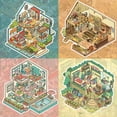 thumbnail image 2 of Qixiangjia Series Scenic Stickers, Simulated Shop Opening Cabin Pixel Game Stickers, Scenic Net Series, 2 of 4