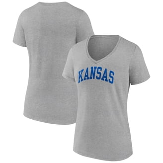 T-shirt Femme New Agenda - Kansas Jayhawks (Football US), Col V, Taille XL, Neuf Avec étiquette