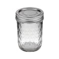 thumbnail image 2 of Ball Quilted Crystal Jelly Jars Glass Regular Mouth with Lids Bands 8 oz, 6-Pack, 2 of 2