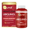 Qunol Mega CoQ10 Ubiquinol 100mg Softgels for Heart Health & Healthy Blood Pressure Levels - 120 Count