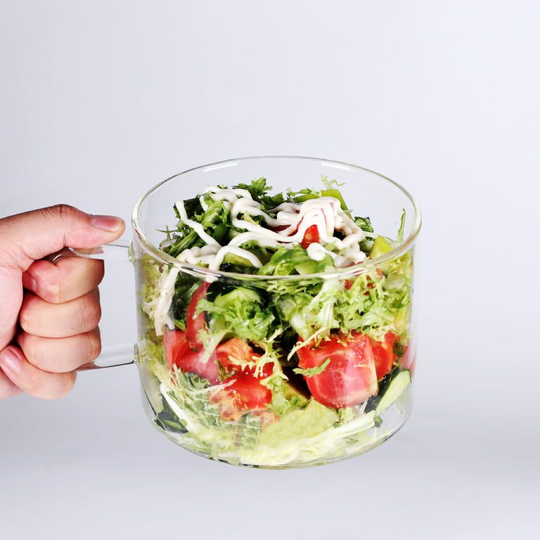 Glass Bowl Bowls Pot With Salad Soup Lid Casserole Cooking Fruit Dish  Noodle Microwave Cereal Pasta