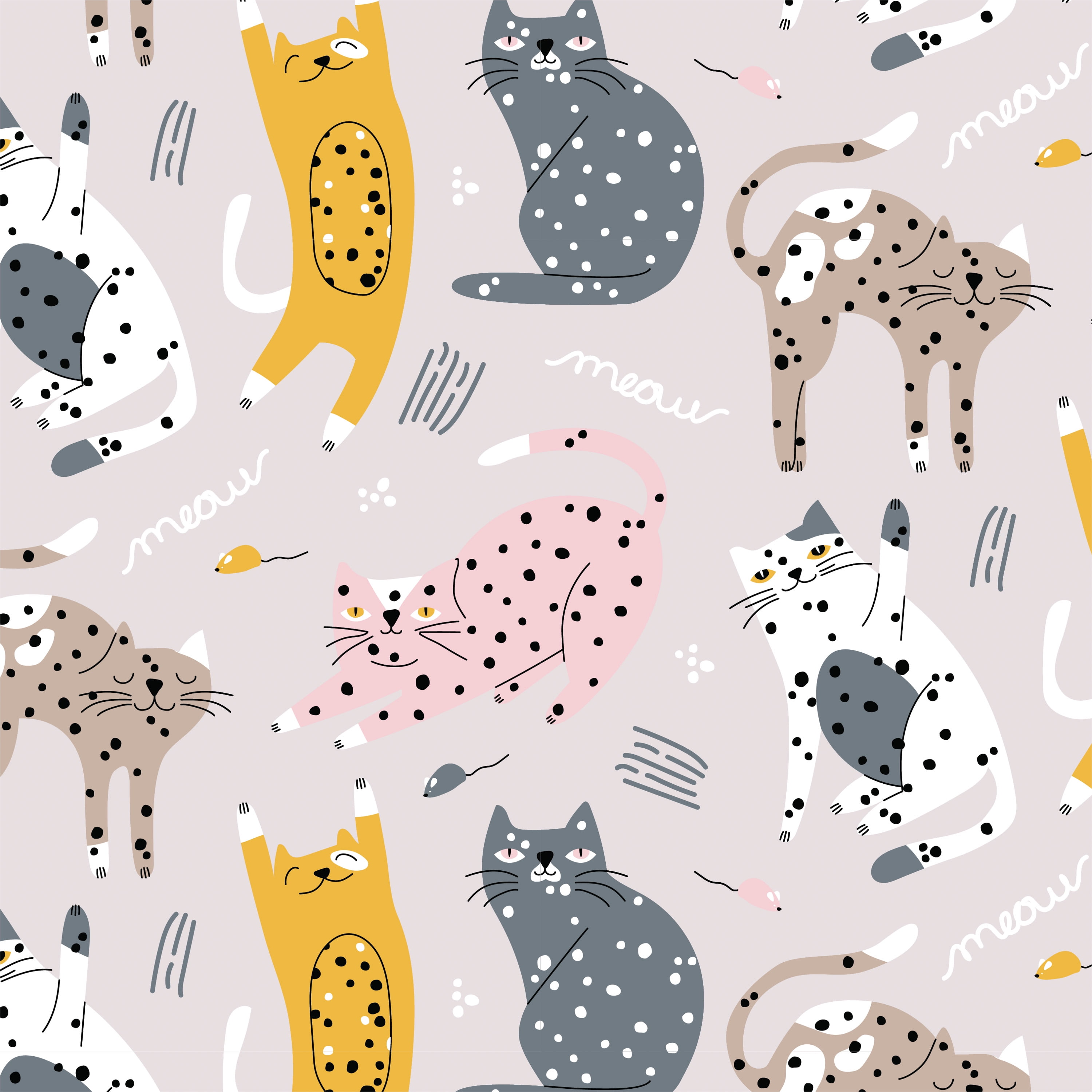 Kitty City Pink Cat Print Cat Play House and Condo