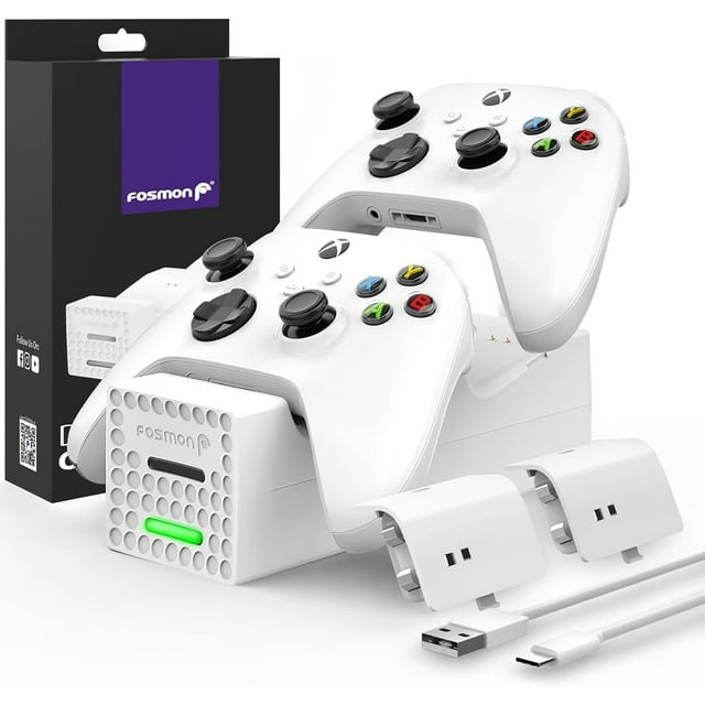 Cargador de controlador Fosmon Dual 2 Compatible con control Fosmon Fosmon