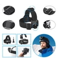 thumbnail image 3 of Kit de accesorios para cámara para teléfono Selfie para teléfono Soporte para colr Soporte para correa para cabeza Soporte shamjiam Montura de arnés de pecho, 3 of 9
