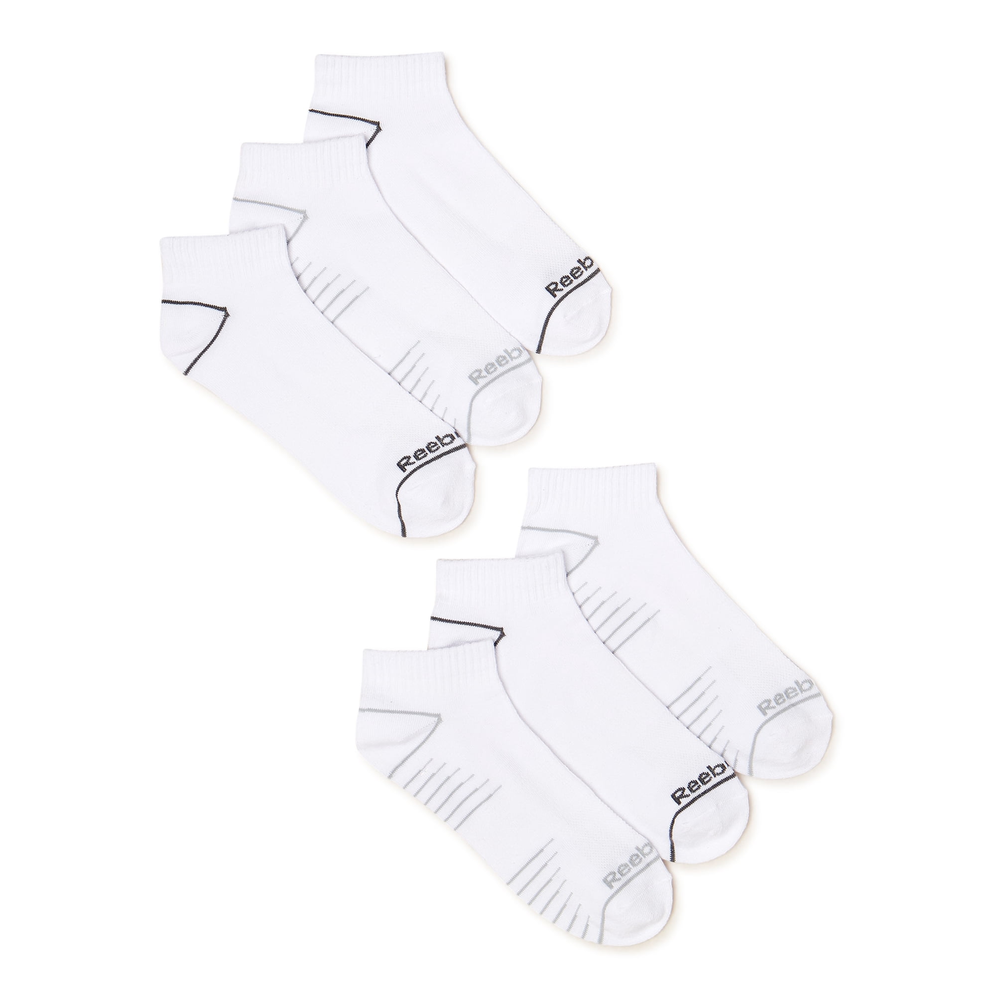 Reebok Men's Socks, Pro Series Lightweight Ankle Socks, 6-Pack