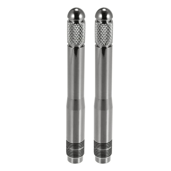Unique Bargains 2pcs Stainless Steel Wheel Hangers Alignment Pin Tire Studs Tool M14x1.25 Titanium Tone for Car
