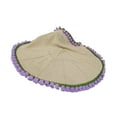 thumbnail image 4 of Kit de crochet de manta de flores, bricolaje para ramo elegante regalos kit de inicio de crochet juego de tejido de tejido para adultos iniciales Caqui Morado, 4 of 8