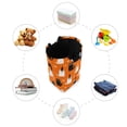 thumbnail image 4 of Foldable Laundry Hamper Bag with Handles Dirty Clothes Basket 12.6" x 11" x 22.7" Black Cat and White Cat, 4 of 7
