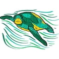 thumbnail image 2 of CafePress - Swimming Sea Turtle - 11 oz Ceramic Mug - Novelty Coffee Tea Cup, 2 of 4