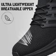 thumbnail image 4 of AMANSSE Mens Slip on Walking Shoes Comfort Lightweight Breathable Sock Shoes Non Slip Mesh Casual Workout Tennis Gym Running Sneakers All Black Size 12, 4 of 7