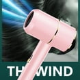 thumbnail image 2 of TUITOONM 800W Ionic Hair Dryer Fast Drying Blow Dryer with Cool Shot, 3 Speed/Heat Settings, Frizz Control & Dual Nozzles, Salon-Quality Styling, 2 of 4