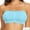Blue, variant on Aobny Pretty Womens Bras Sleep Beige Nylon Strapless Minimizer Bandeau Cute Juniors Bras,36-40