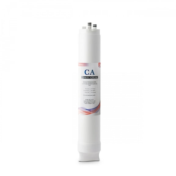 iSpring FCA500 Carbon Alkaline Filter Replacement Cartridge for RO500 Series Tankless Reverse Osmosis Water Filtration System