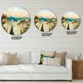 thumbnail image 4 of Designart 1 in Quartz Coastal Wall Clock, 4 of 5