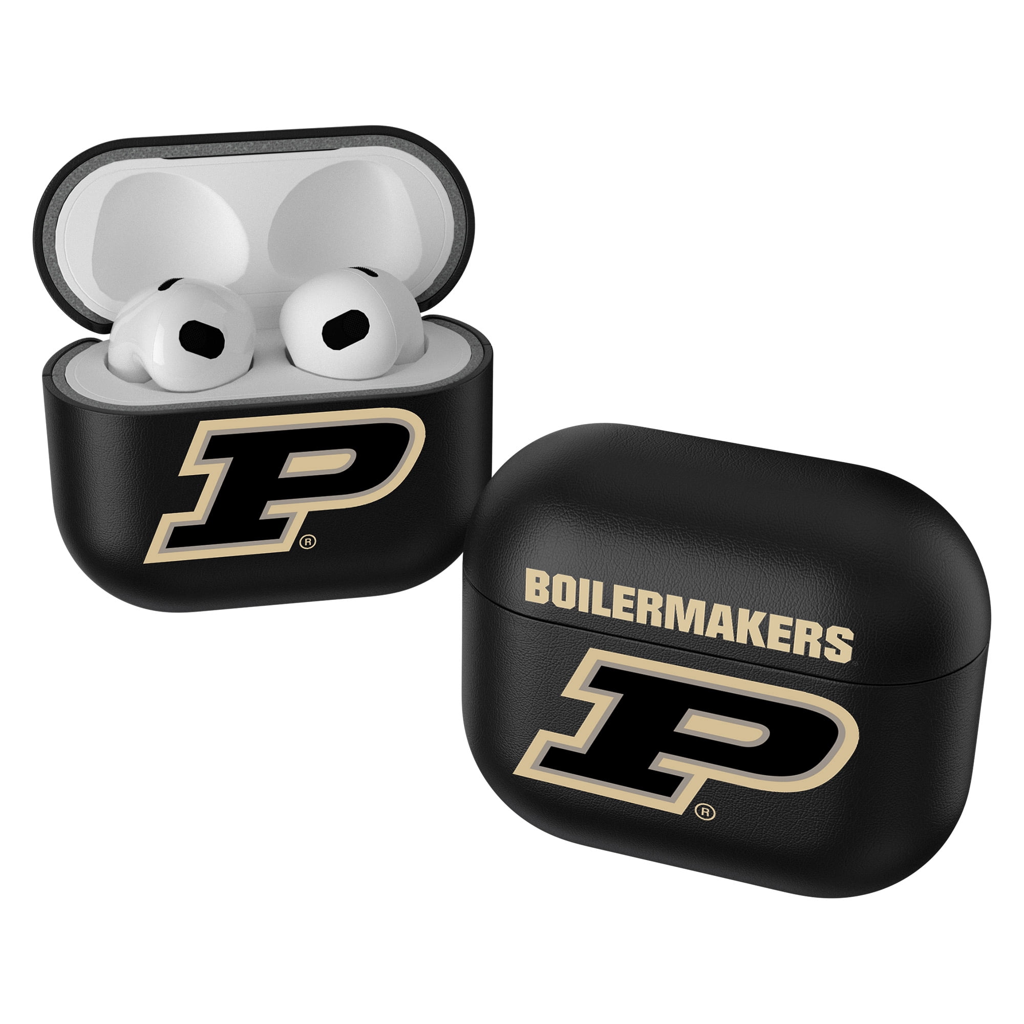 Keyscaper Black Purdue Boilermakers Insignia AirPods 3rd Gen Case Cover