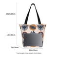 thumbnail image 3 of Pofeuu Vintage Botanical Butterfly Art Print Women Fashion Shoulder Handbags Top Handle Satchel Bags Tote Shoulder Shopping Bag Stylish Canvas Tote Bag, 3 of 6