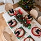 thumbnail image 5 of Christmas Printed Ribbon Handmade Christmas Bow Weave Ribbon Snowflake Pinecone Faux Linen Khaki-Colored Edged Satin Ribbon, 5 of 7