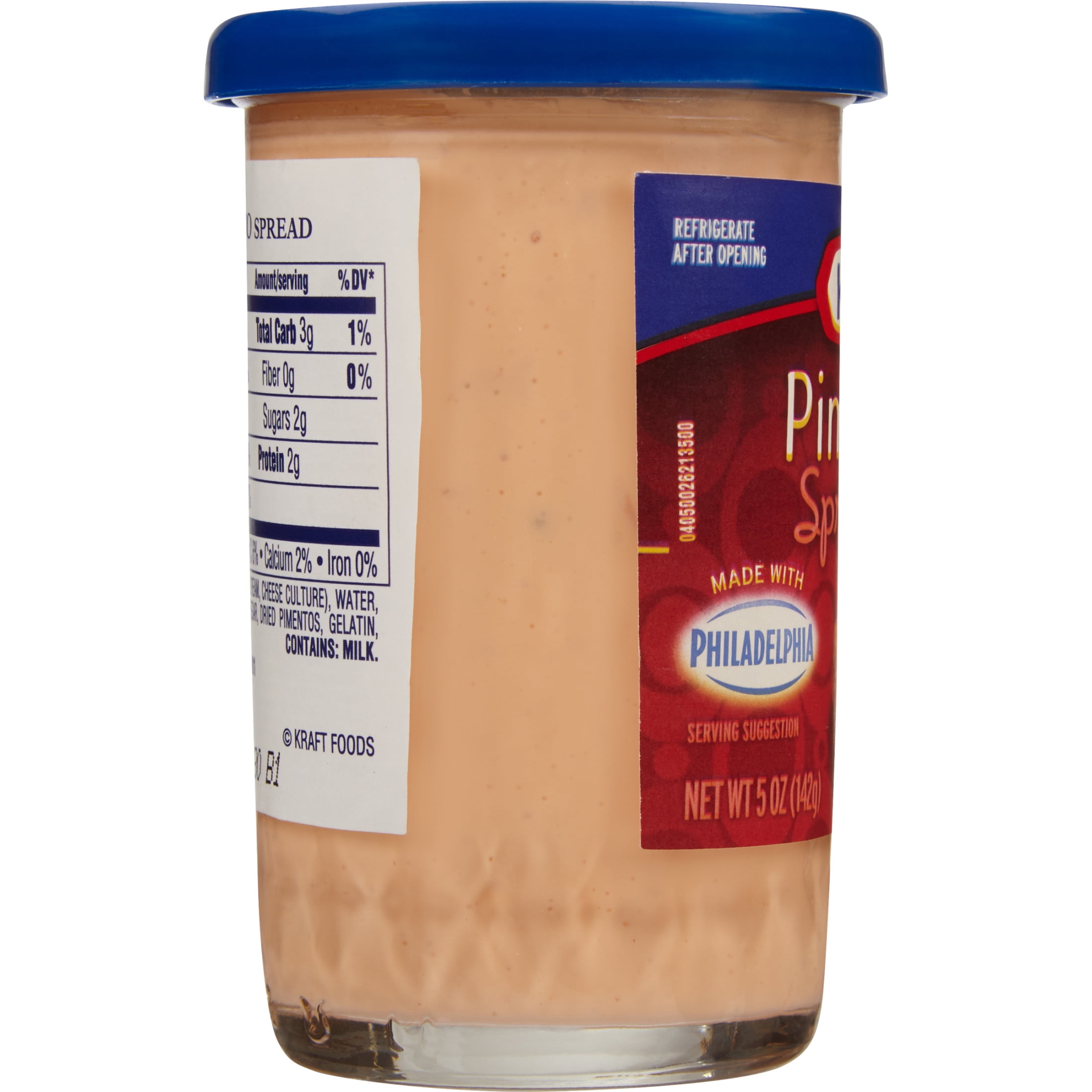 Kraft Pimento Spread with Philadelphia Cream Cheese, 5 oz Jar