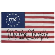 3X5 Betsy Ross 1776 We The People RWB 100D 3'x5' Woven Poly Nylon Flag Banner