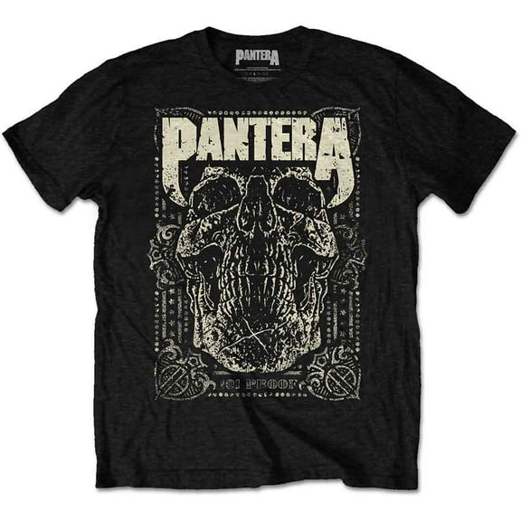 Pantera Unisex T-Shirt 101 Proof Skull (Small)