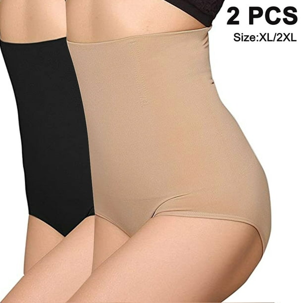 High Waisted Tummy Control Pants, Fiber Restoration Shaper, Tummy and Hip  Lift Pants for Women (2PCS,M)