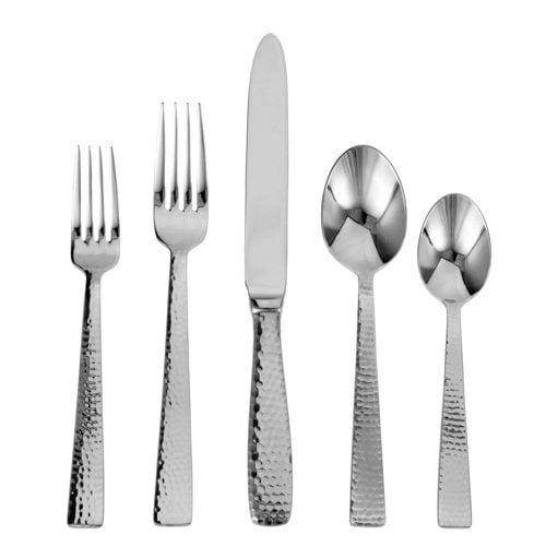 Ricci Argentieri Martello Stainless Flatware 45 Pc. Service For 8