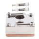 thumbnail image 3 of Metal Front Hole CPU Water Cooling Block Cooler South Bridge Northbridge Block for Computer CPU Block, 3 of 5
