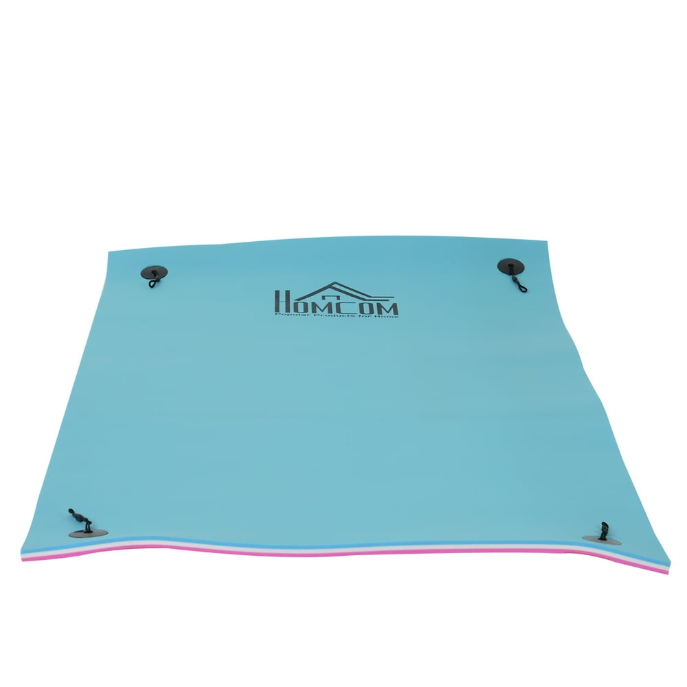 10’ x 5’ Foam Floating Water Pad Swim Mat Blue/White/Red