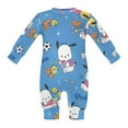 thumbnail image 5 of Pochacco Baby Footless Rompers, Long Sleeve Baby Onesie Jumpsuit for Boys Girls, 5 of 8