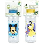 Disney Mickey Bottle (9oz) - Mickey, Mini, Pluto Characters Vary