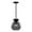 Black / Smoked, variant on PD59708-BK/SM-Kuzco Lighting-Arcadia - 1 Light Pendant-9.13 Inches Tall and 7.88 Inches Wide-Black Finish-Smoked Glass Color