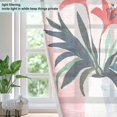 thumbnail image 4 of Yayeee Window Curtains Set of 2 for Living Room Light Filtering 63"x42", Flowers and Leaves, 4 of 7