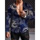 thumbnail image 1 of Camisa de estilo étnico de manga larga para hombre, camisa de otoño de gran tamaño con botón de solapa, camisa de manga larga para hombre, camisas casuales para exteriores, 1 of 6