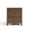 thumbnail image 2 of Storkcraft Casablanca 2 Drawer Children's Nightstand, Hazelnut, 2 of 11