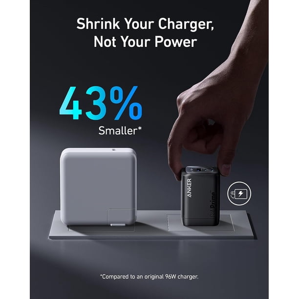 Anker Prime 100W USB C Wall Charger, 3-Port Rapid Power Plug for Anker Prime 100W USB C Wall Charger, 3-Port Rapid Power Plug for