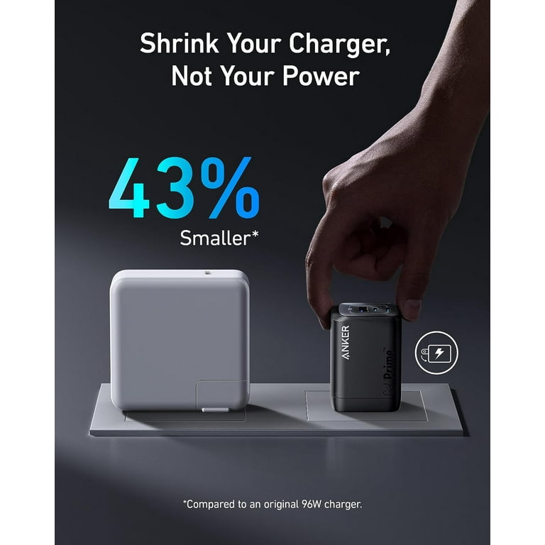 100W USB C Charger, Anker Prime GaN Wall Charger, 3-Port Compact