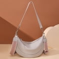 thumbnail image 4 of Sac Bandoulière Croissant en Cuir PU, Sac Fourre-Tout de Mode pour Magasinage et Vacances de Fin de Semaine, 4 of 6