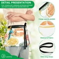 thumbnail image 4 of Yayeee Waist Apron with Pockets for Cooking Waterproof Half Server Aprons, Candy Grapefruit Slices, 4 of 7