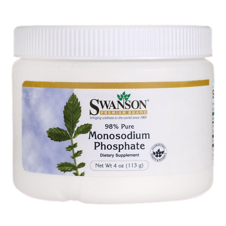 Swanson 98% Pure Monosodium Phosphate 4 oz Powder