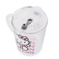 thumbnail image 2 of Taza Hello Kitty Sanrio Pink Outfit de cristal con tapa, 400 ml, 2 of 9