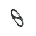 thumbnail image 2 of Boucle à Pression Extérieure Rock Climbing Boucle à Pression en Alliage de Zinc Boucle à Pression à Ressort S Type Mini Clip, Noir, 2 of 9