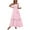 Pink-summer dresses, variant on Wiyuqeen Lace Summer Dresses for Women Ruffle Sleeve Smocked Tunic Dress Square Neck Plaid Maxi Dress Flowy Vacation Dresses