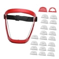 thumbnail image 2 of Máscara de protección facial Equipo de protección facial Trabajo Cubierta facial completa para trabajo Esmerilado Tela filtrante roja 20, 2 of 9