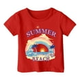 thumbnail image 3 of Wangkekeji Girls Shirts,Girls Tops Kids Crew Neck Casual Loose Summer Tops Casual Cotton Tee Tops Blouse Tee Shirt Kids Fashion Summer Tops, 3 of 3