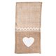 thumbnail image 5 of Juego de 10 unidades de bolsa de arpillera para tenedor y cuchillo, organizador para cubiertos, decoración de boda (corazón), 5 of 8