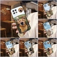 thumbnail image 2 of JNG-Phone Case For TCL T-Mobile-Revvl7/T Phone 2 5G, Dirt-resistant Anti-knock Dog Cat Fashion Design Graffiti Card slot Durable Cartoon Cute protective Silicone Soft case Waterproof TPU, 2 of 9